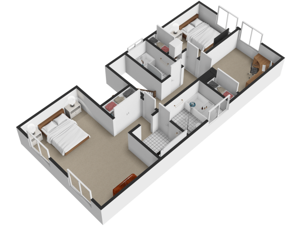 3D First Floor North East View